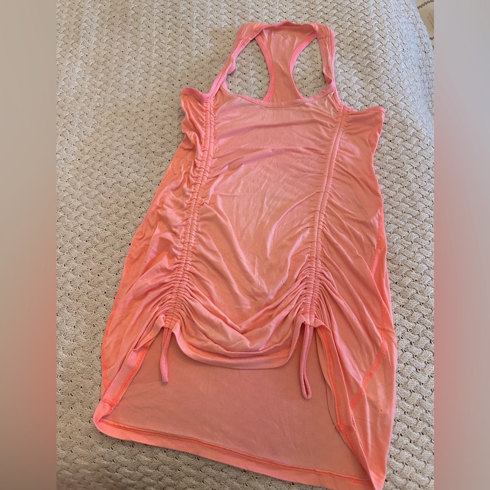 Beyond Yoga peach racerback yoga tank. Size small